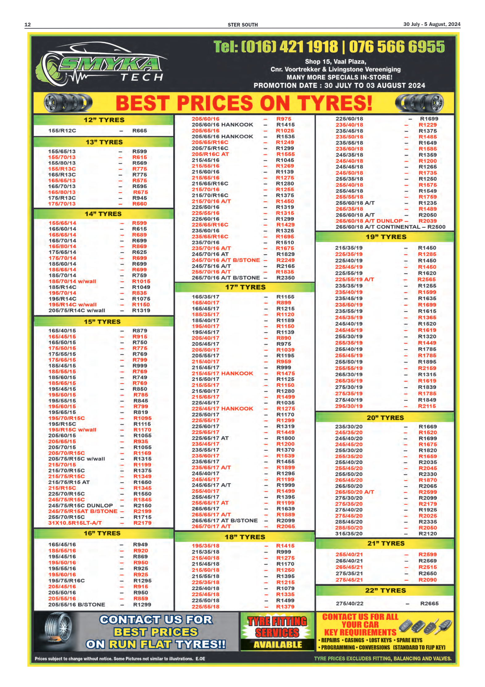 STER SOUTH 30 July – 5 August, 2024 page 12