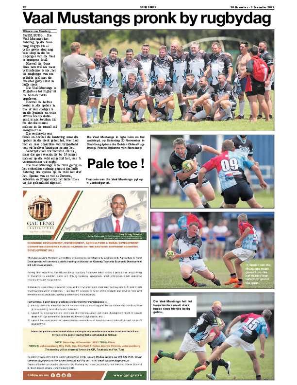 STER SOUTH 30 November – 3 December 2021 page 12