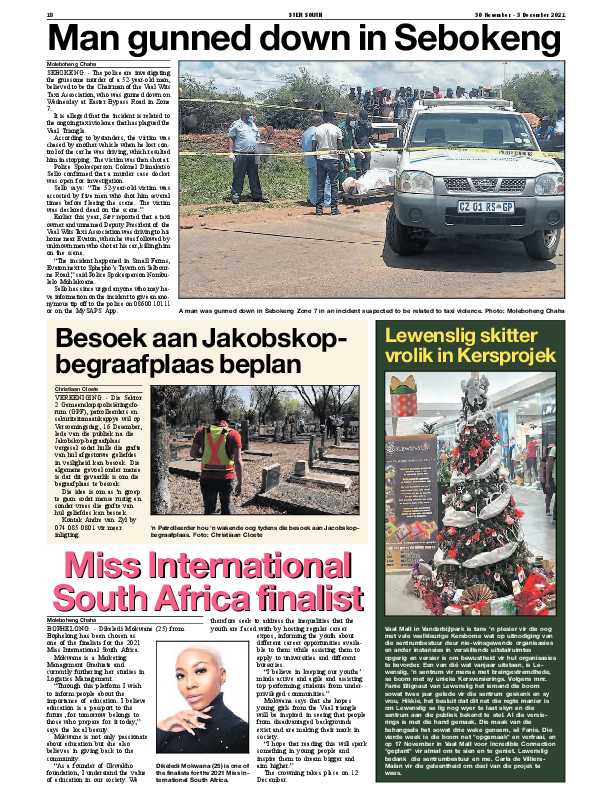 STER SOUTH 30 November – 3 December 2021 page 18