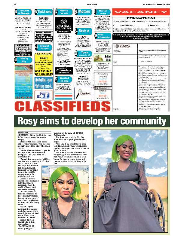 STER SOUTH 30 November – 3 December 2021 page 22