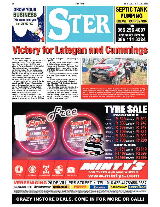 STER SOUTH 30 November – 3 December 2021 page 24