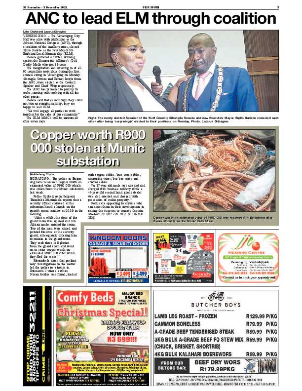 STER SOUTH 30 November – 3 December 2021 page 3