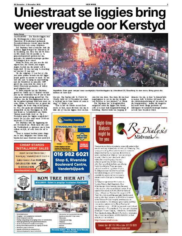 STER SOUTH 30 November – 3 December 2021 page 5