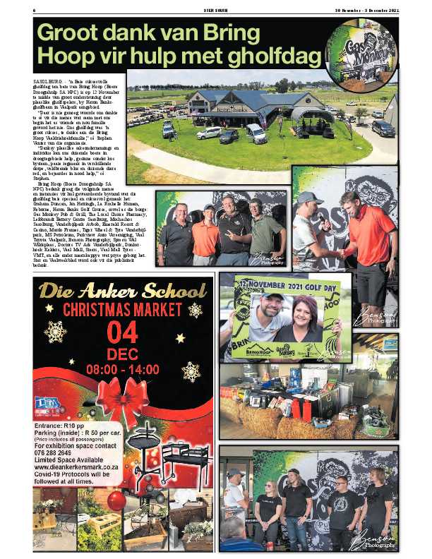 STER SOUTH 30 November – 3 December 2021 page 6