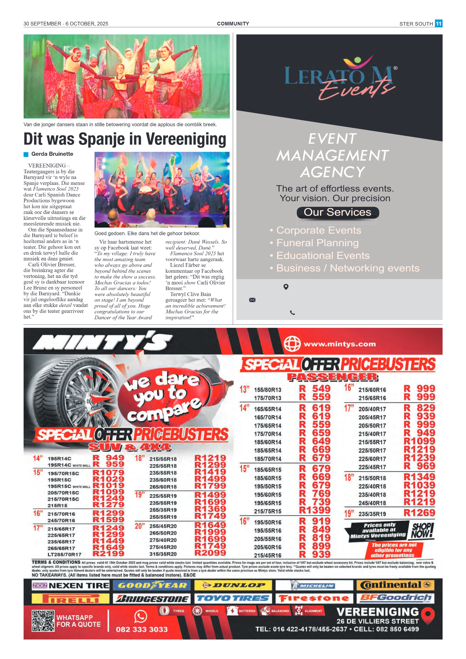 STER SOUTH 30 SEPTEMBER – 6 OCTOBER, 2025 page 11