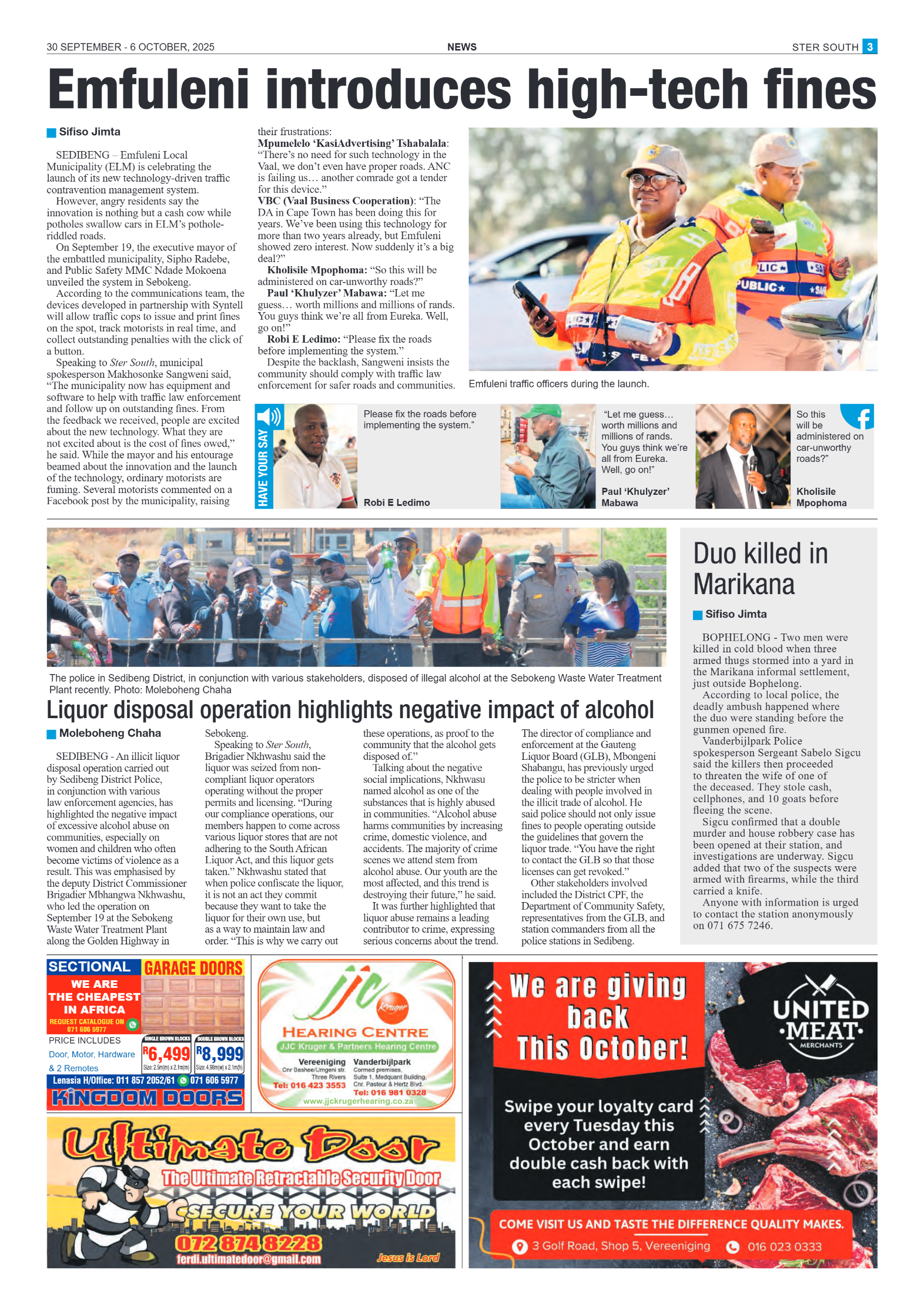 STER SOUTH 30 SEPTEMBER – 6 OCTOBER, 2025 page 3