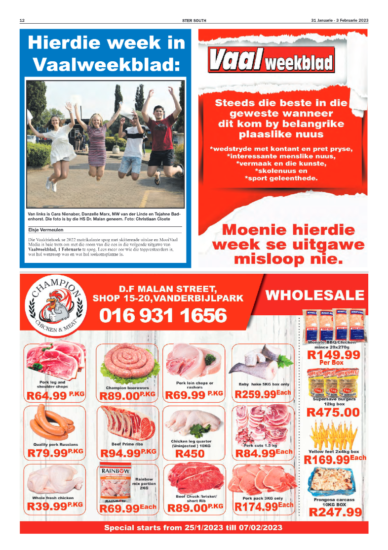 STER SOUTH 31 Januarie – 3 Februarie 2023 page 12