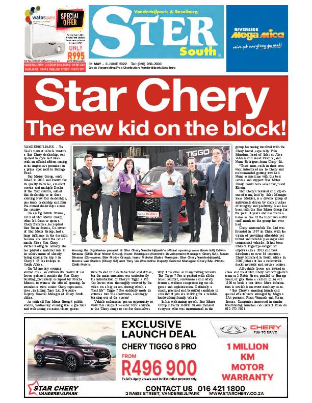 STER SOUTH 31 May – 3 June 2022 page 1
