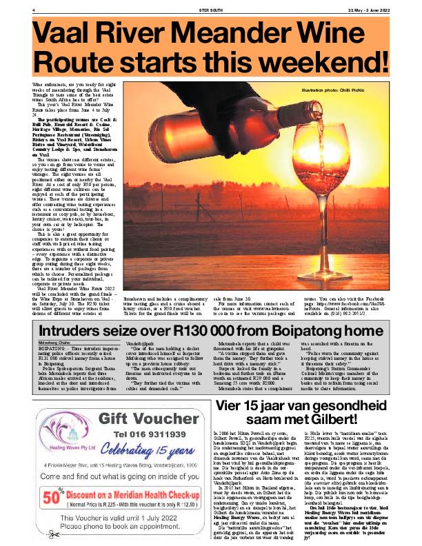 STER SOUTH 31 May – 3 June 2022 page 4