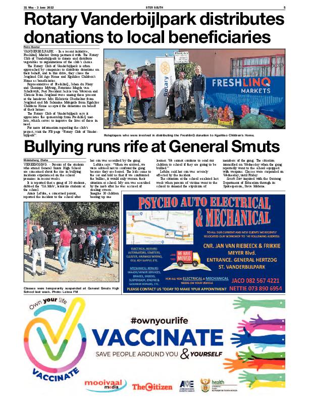 STER SOUTH 31 May – 3 June 2022 page 5