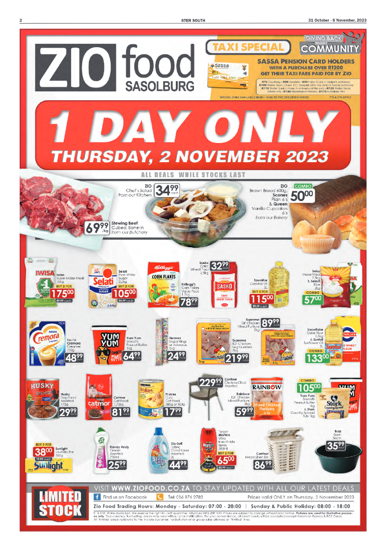 STER SOUTH 31 October – 6 November, 2023 page 2