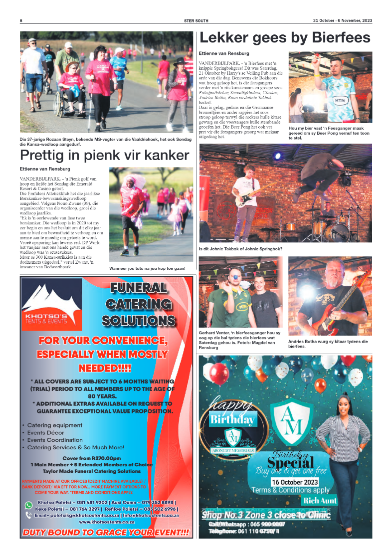 STER SOUTH 31 October – 6 November, 2023 page 8