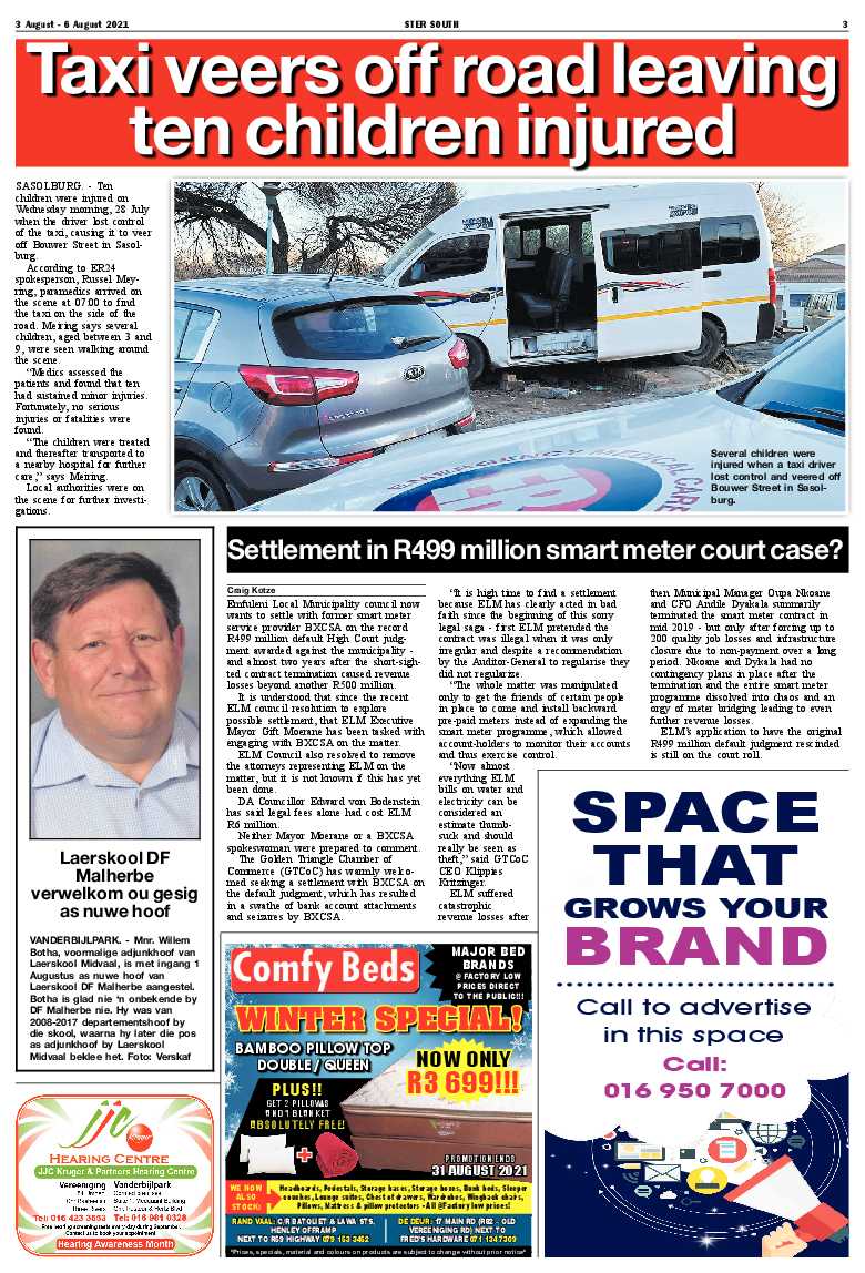 STER SOUTH 3 August – 6 August 2021 page 3