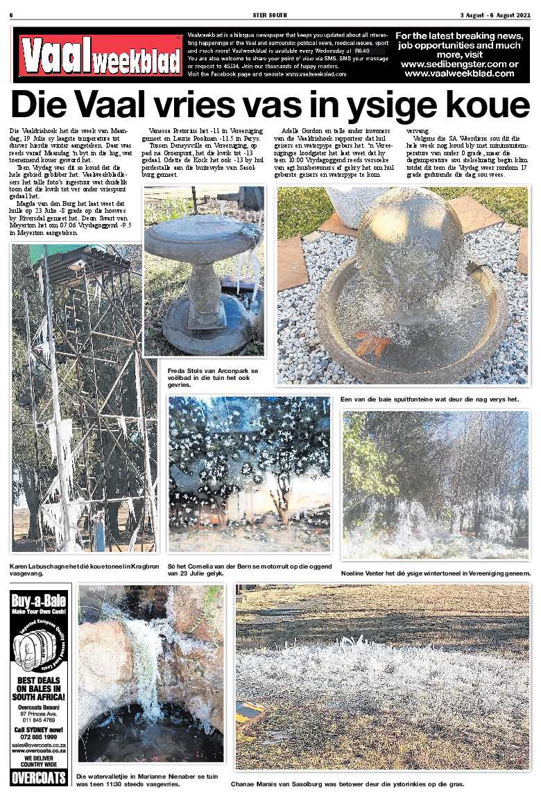 STER SOUTH 3 August – 6 August 2021 page 6