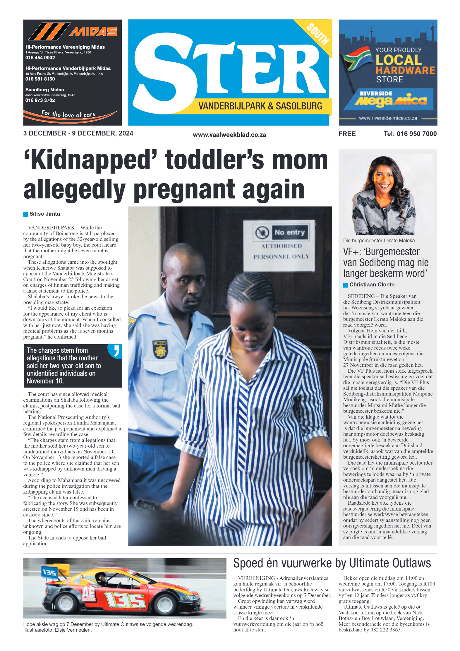 STER SOUTH 3 DECEMBER – 9 DECEMBER, 2024 page 1