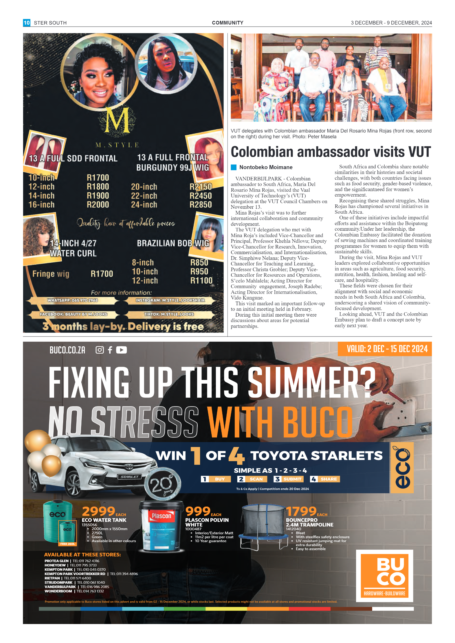 STER SOUTH 3 DECEMBER – 9 DECEMBER, 2024 page 10
