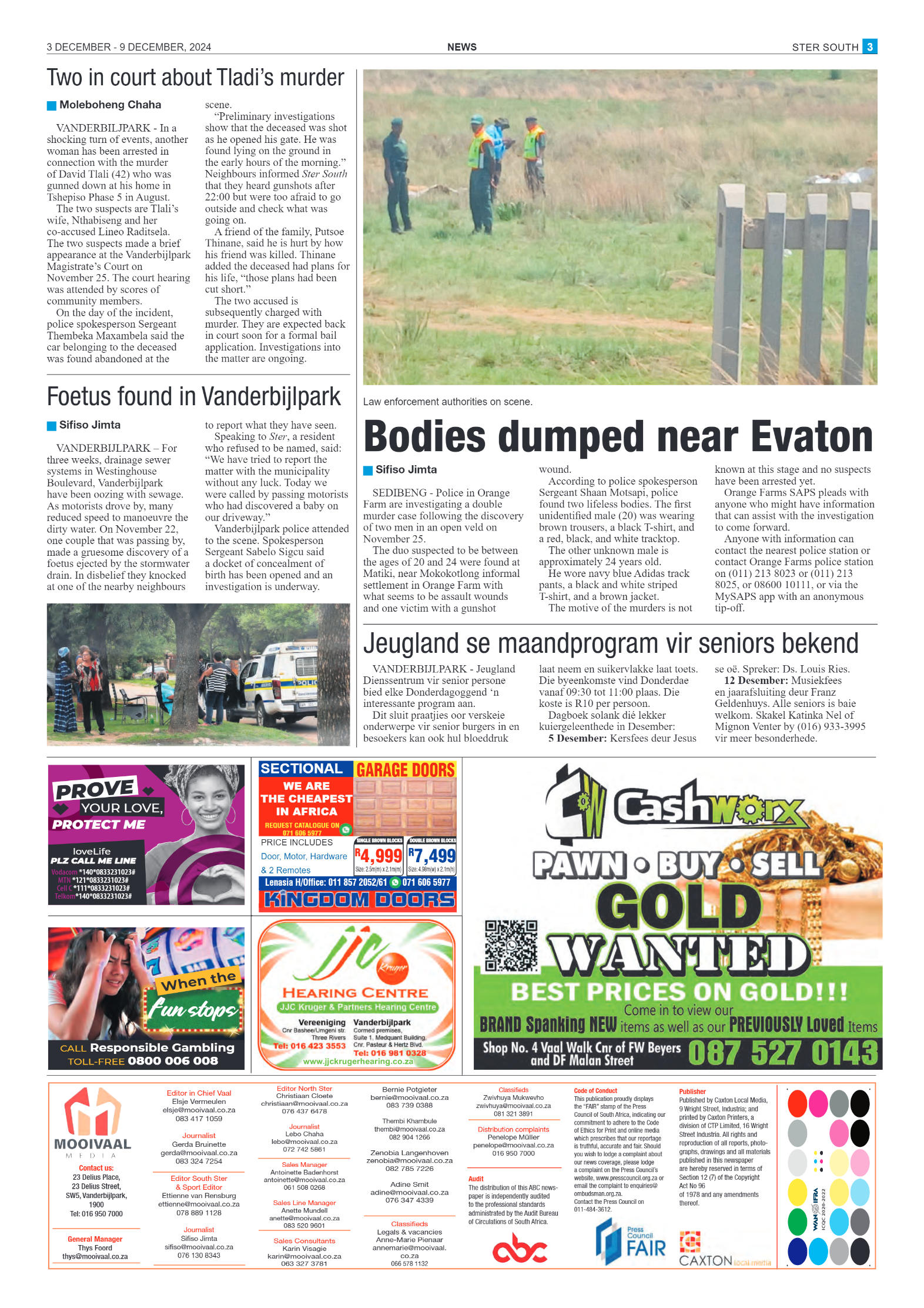 STER SOUTH 3 DECEMBER – 9 DECEMBER, 2024 page 3