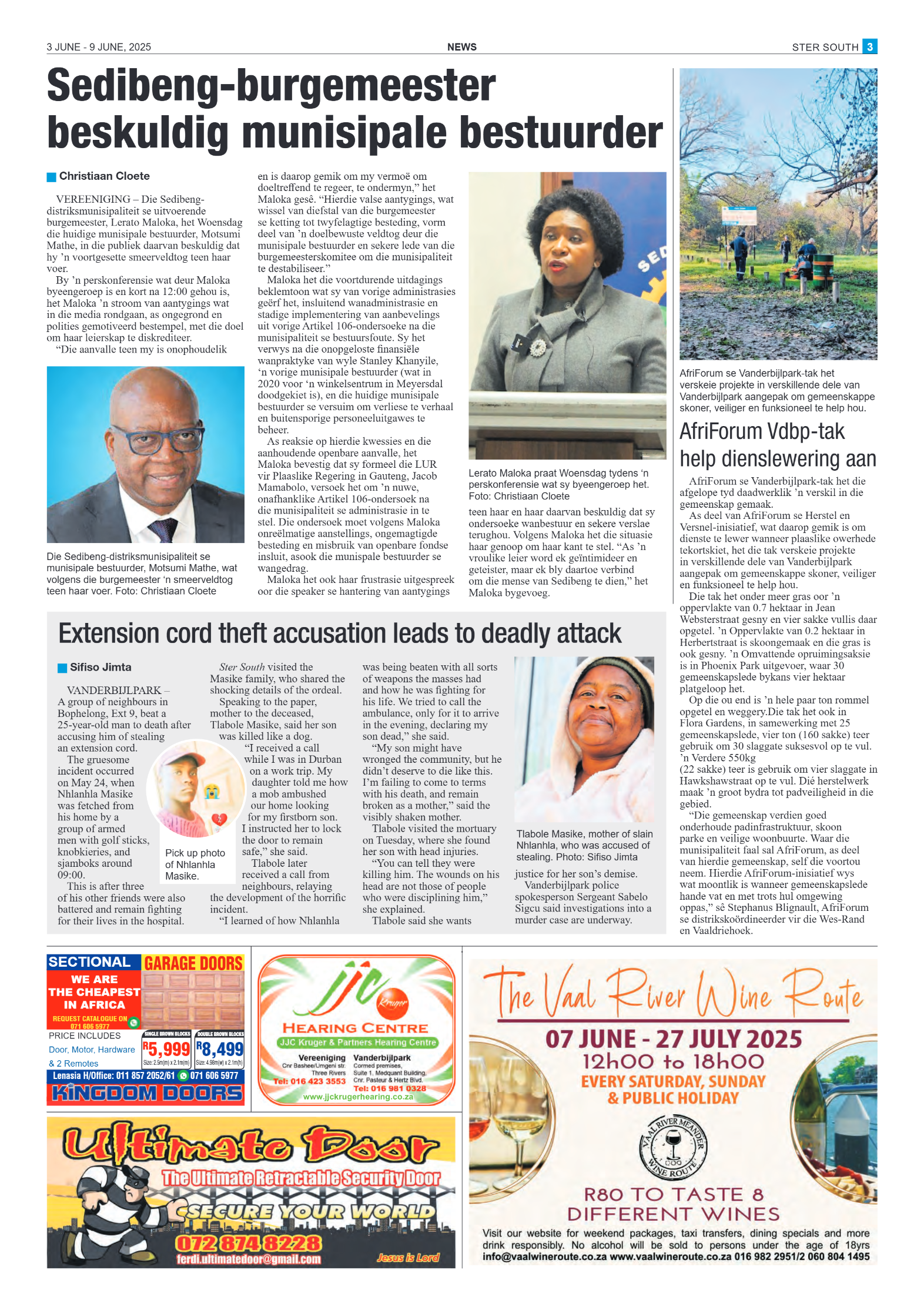 STER SOUTH 3 JUNE – 9 JUNE, 2025 page 3