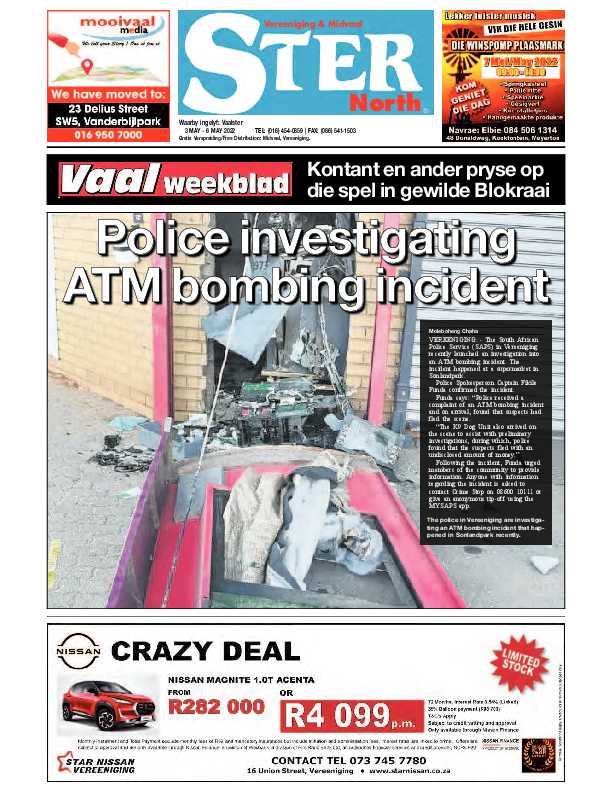 STER SOUTH 3 May – 6 May 2022 page 1