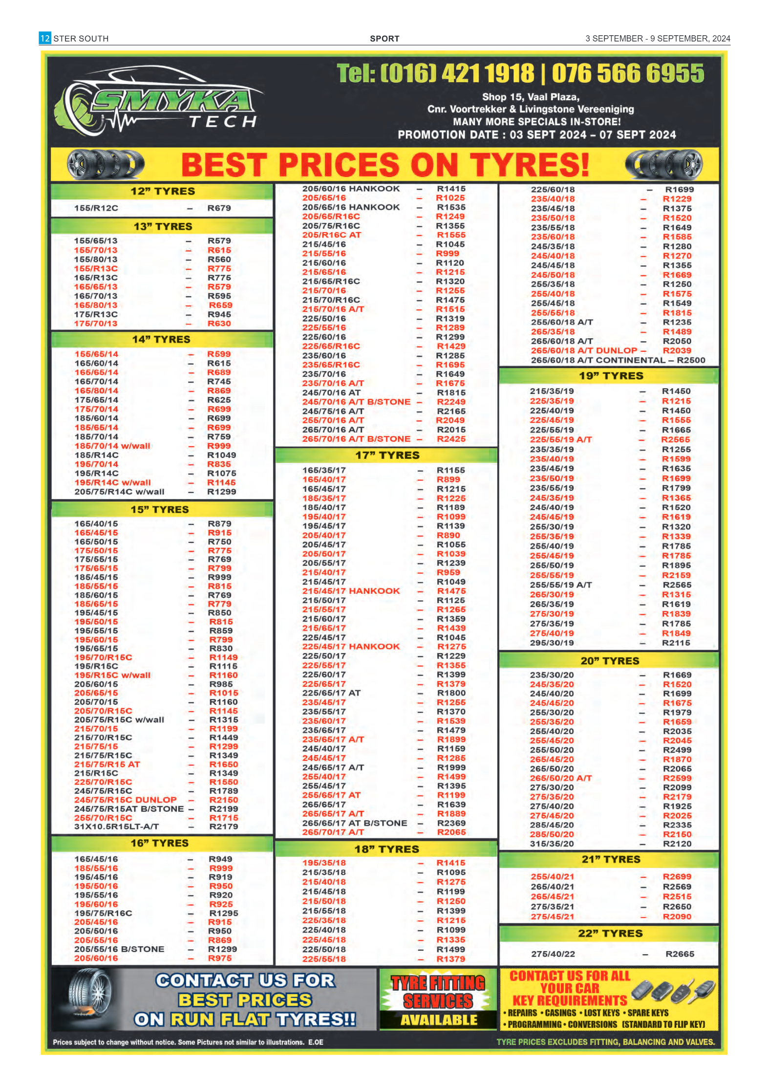 STER SOUTH 3 SEPTEMBER – 9 SEPTEMBER, 2024 page 12