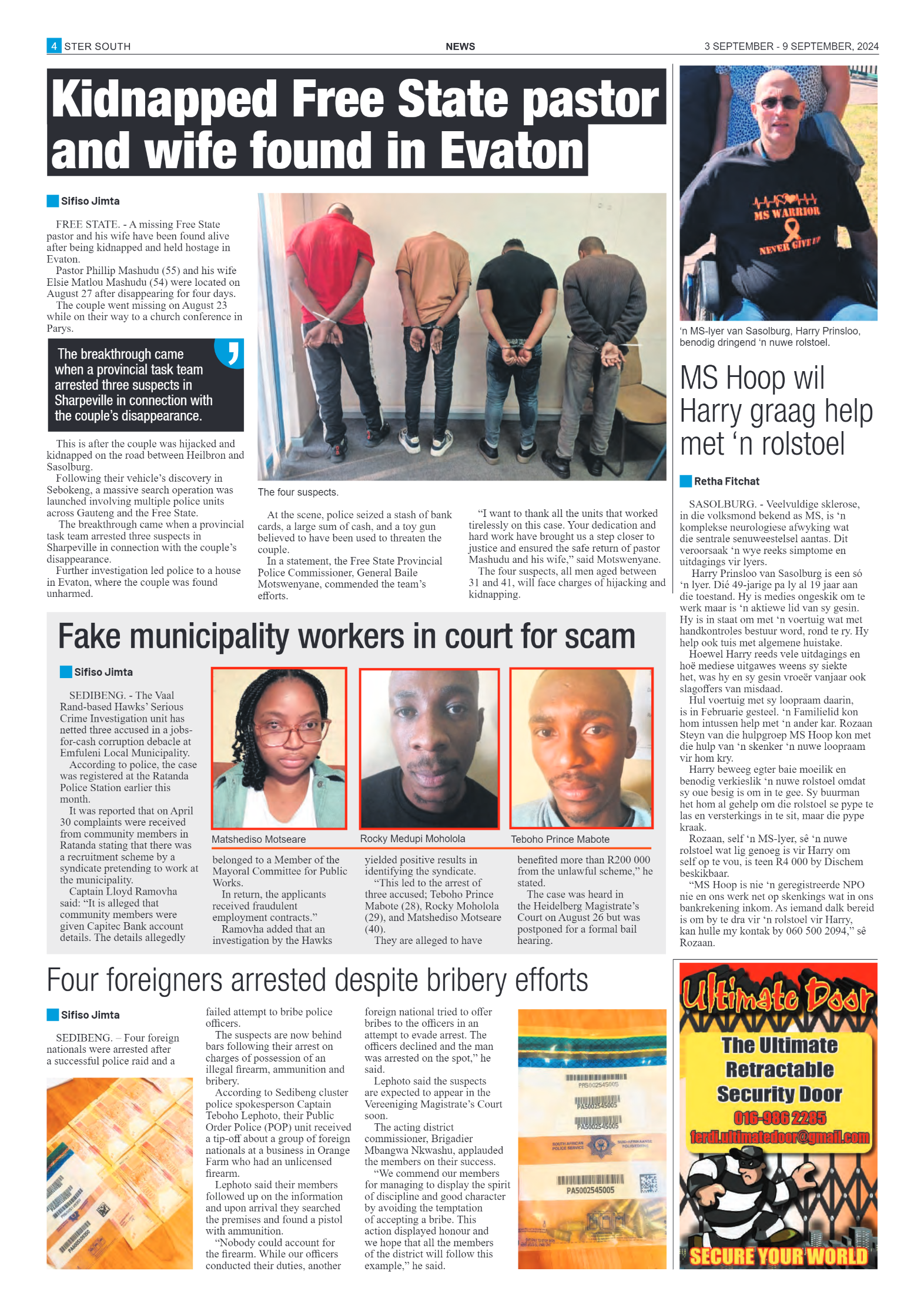 STER SOUTH 3 SEPTEMBER – 9 SEPTEMBER, 2024 page 4