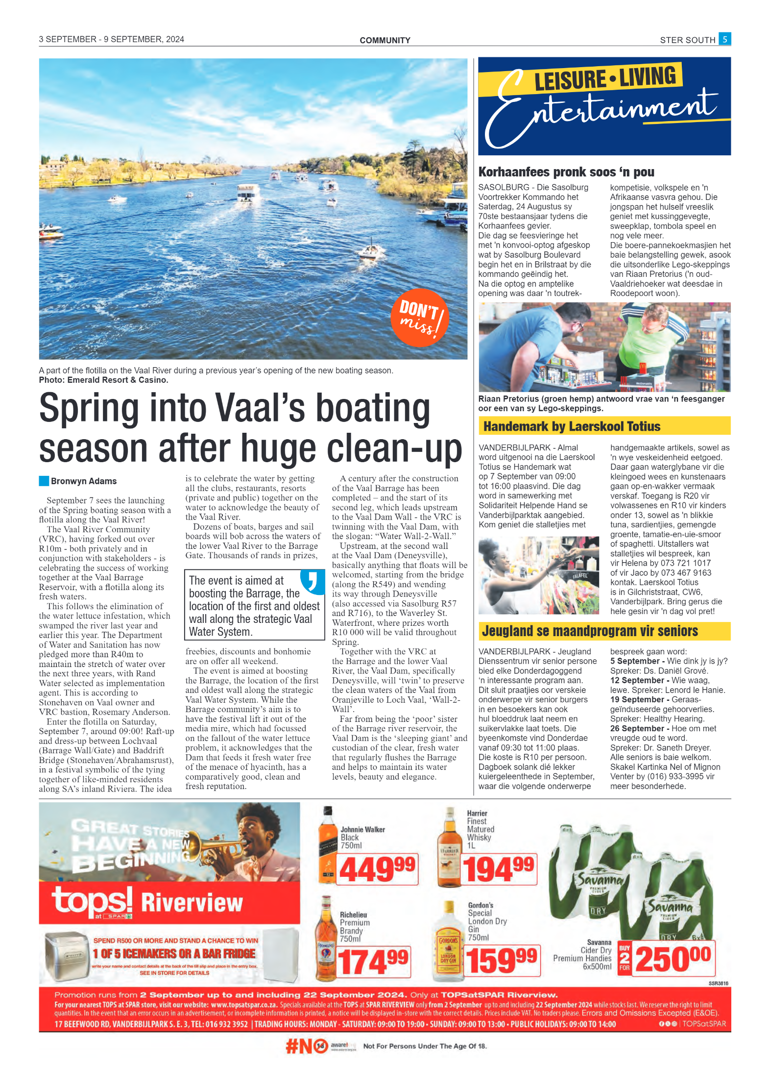 STER SOUTH 3 SEPTEMBER – 9 SEPTEMBER, 2024 page 5