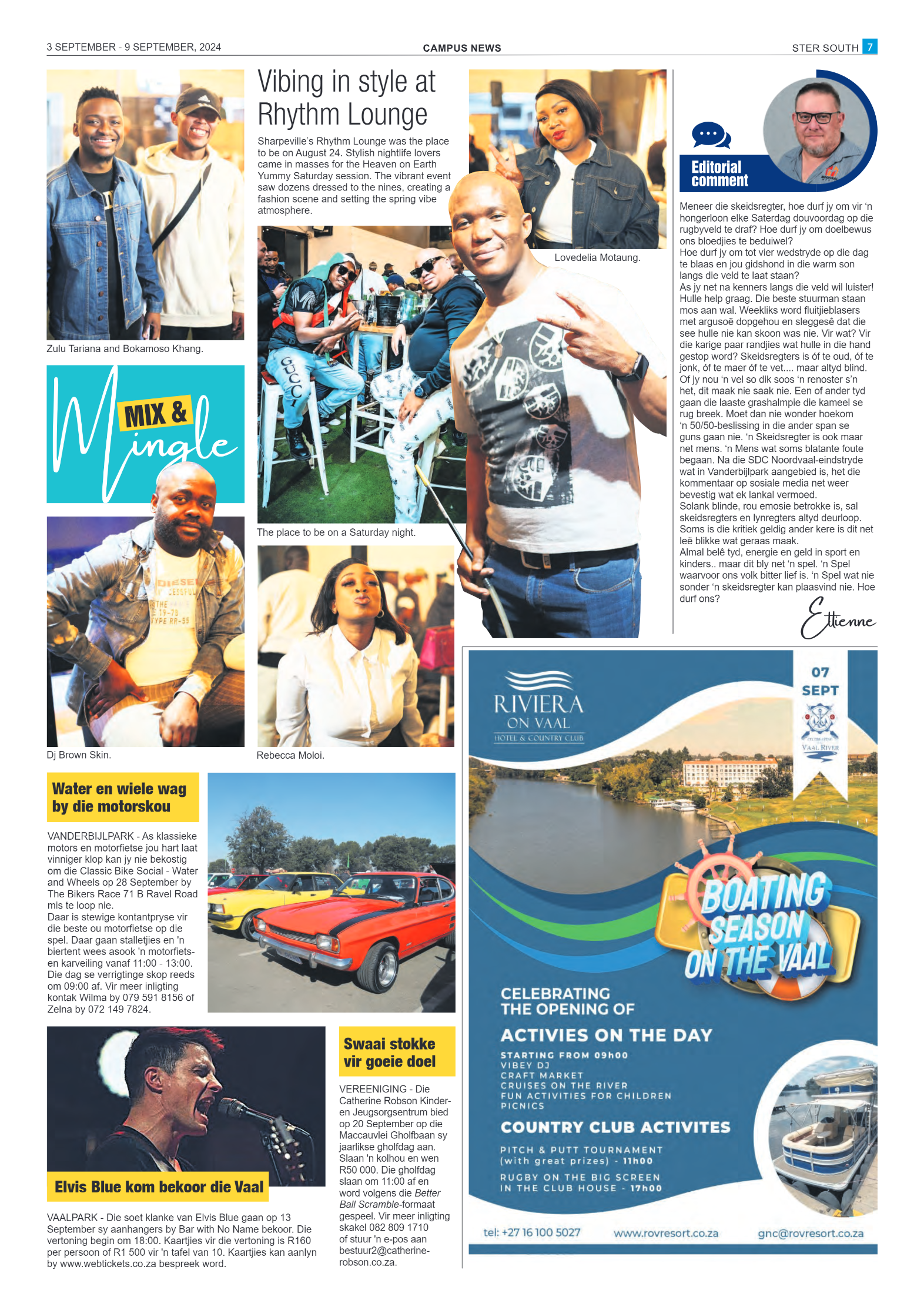 STER SOUTH 3 SEPTEMBER – 9 SEPTEMBER, 2024 page 7