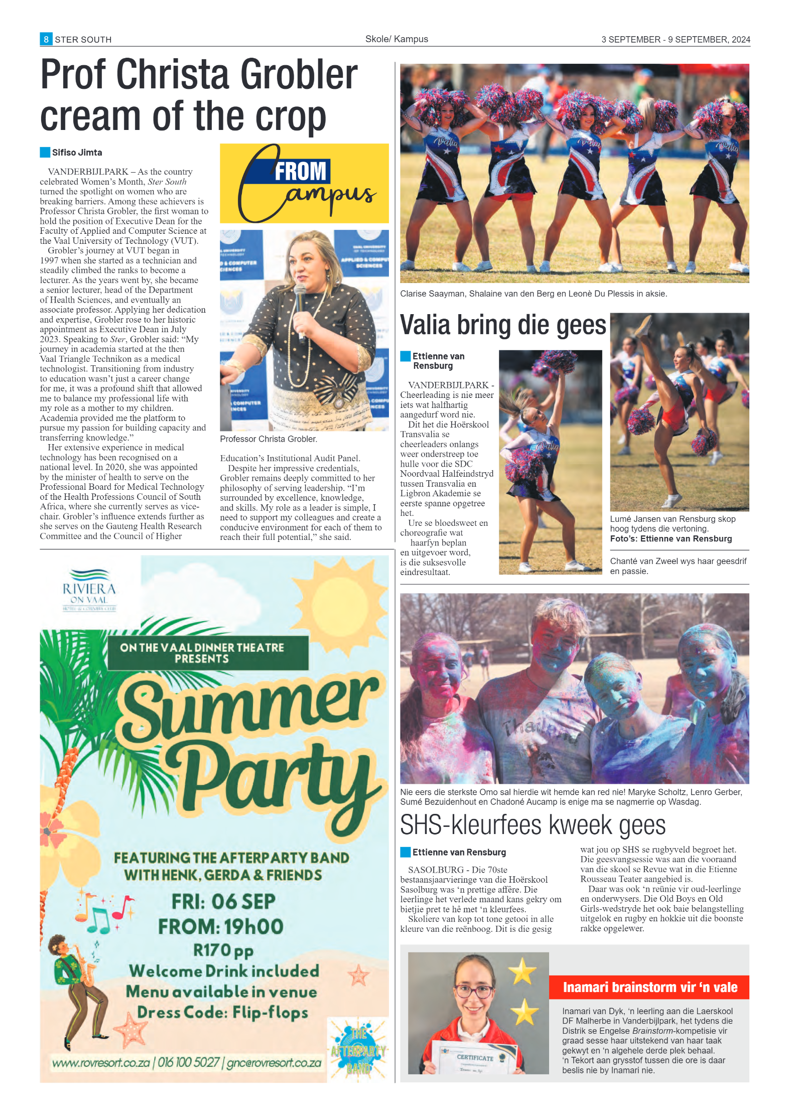 STER SOUTH 3 SEPTEMBER – 9 SEPTEMBER, 2024 page 8