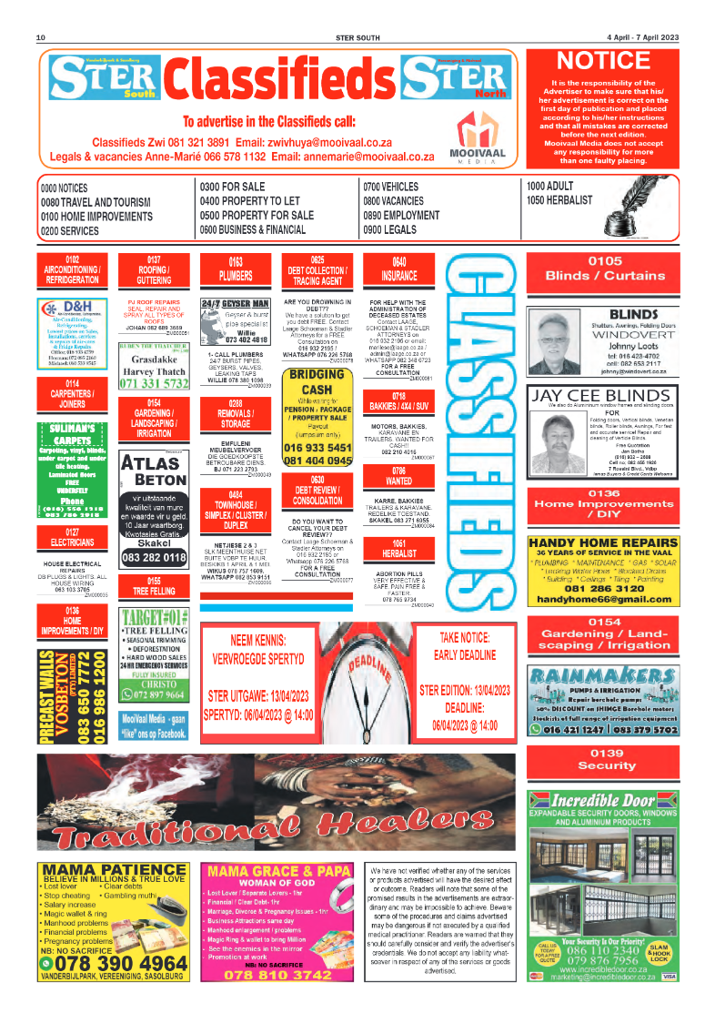 STER SOUTH 4 April – 7 April 2023 page 10