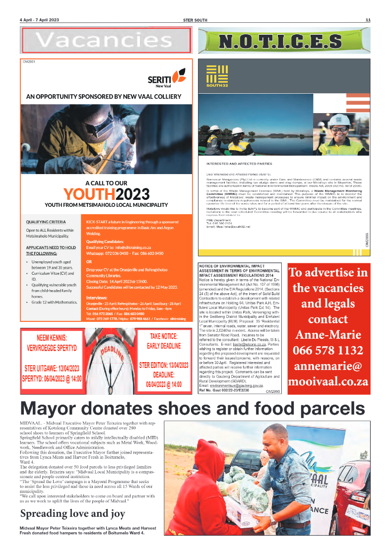 STER SOUTH 4 April – 7 April 2023 page 11