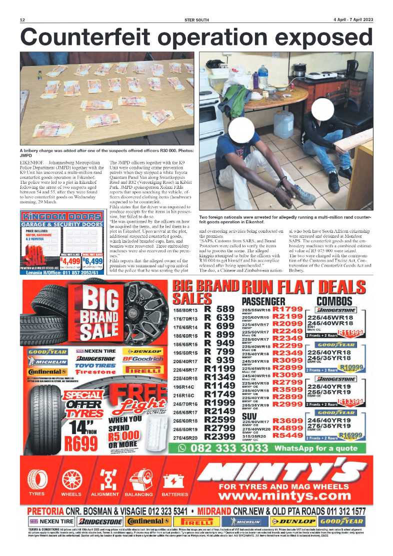 STER SOUTH 4 April – 7 April 2023 page 12