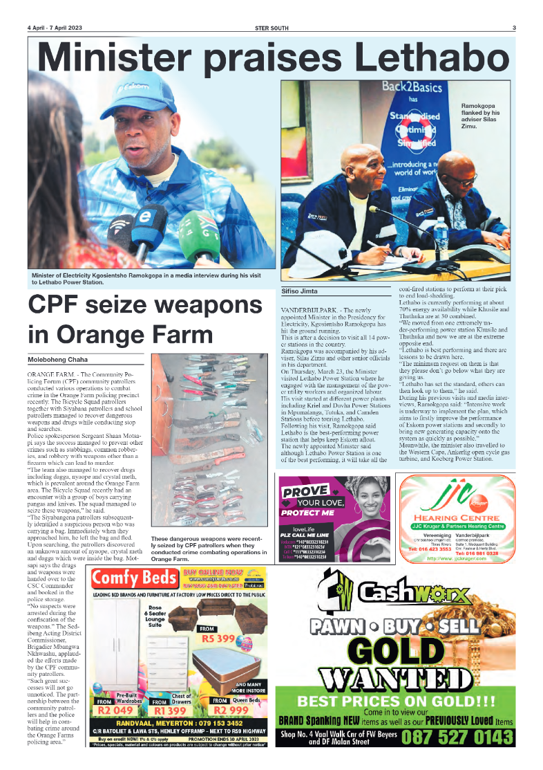 STER SOUTH 4 April – 7 April 2023 page 3