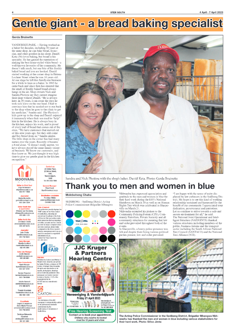 STER SOUTH 4 April – 7 April 2023 page 4