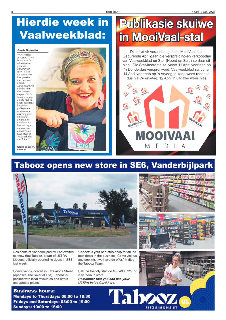 STER SOUTH 4 April – 7 April 2023 page 8