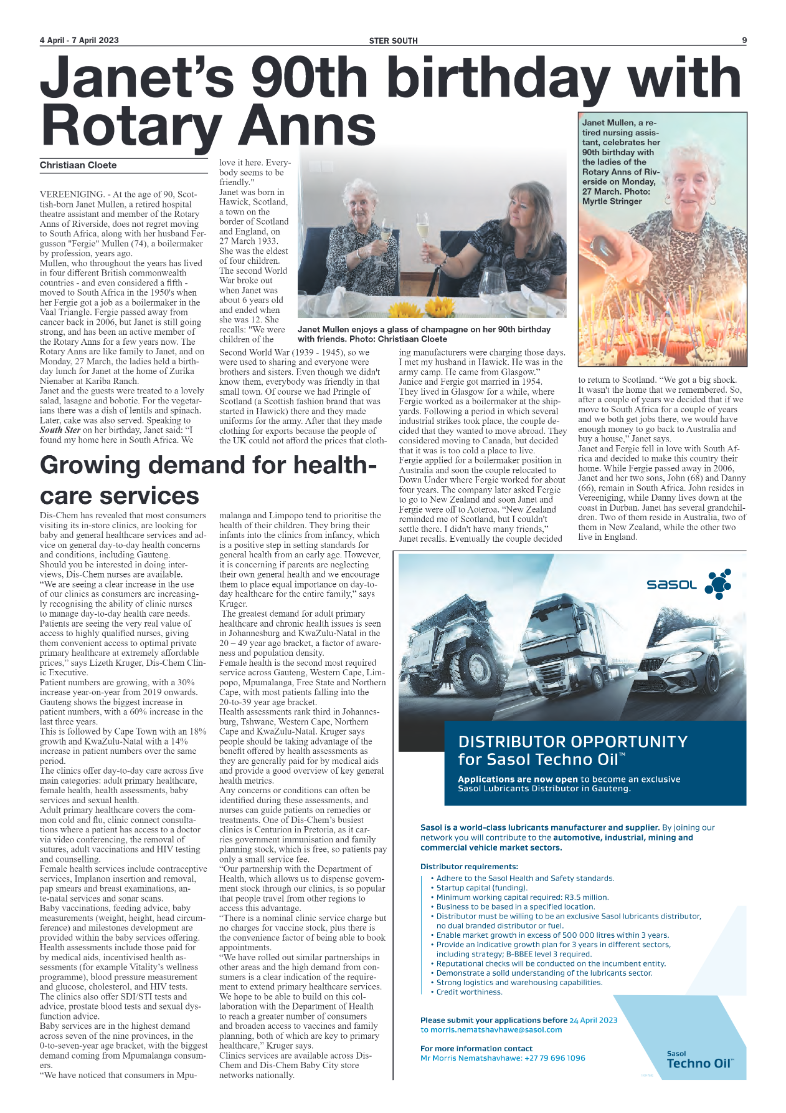STER SOUTH 4 April – 7 April 2023 page 9