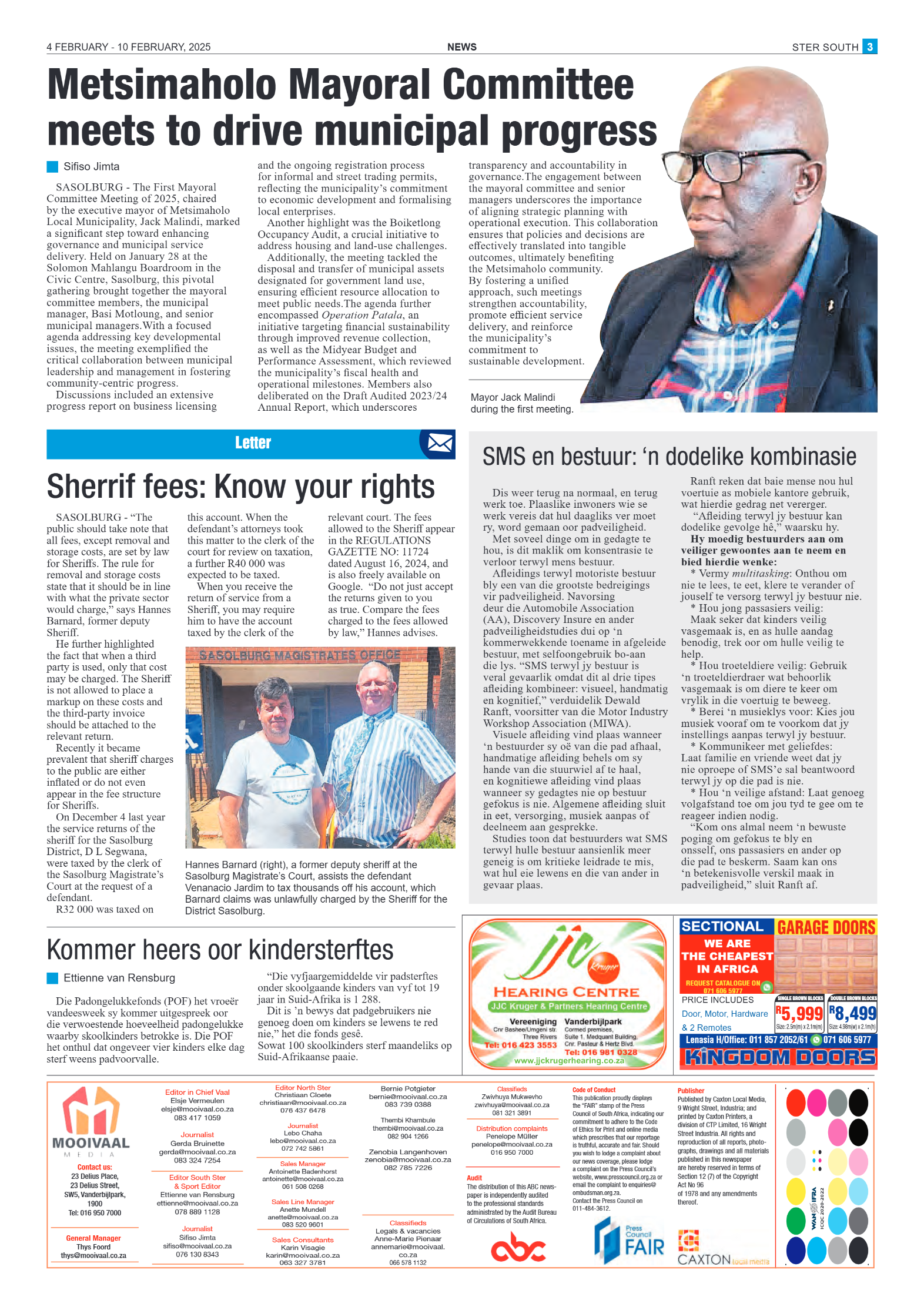 STER SOUTH 4 FEBRUARY – 10 FEBRUARY, 2025 page 3