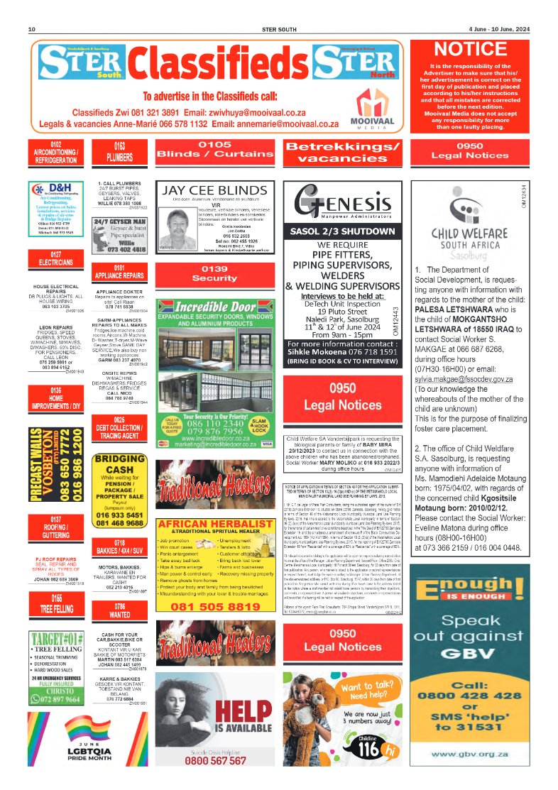 STER SOUTH 4 June – 10 June, 2024 page 10