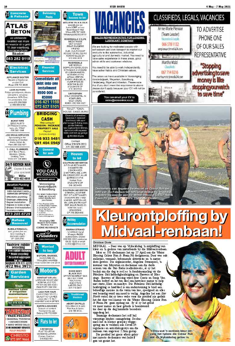 STER SOUTH 4 May – 7 May 2021 page 10