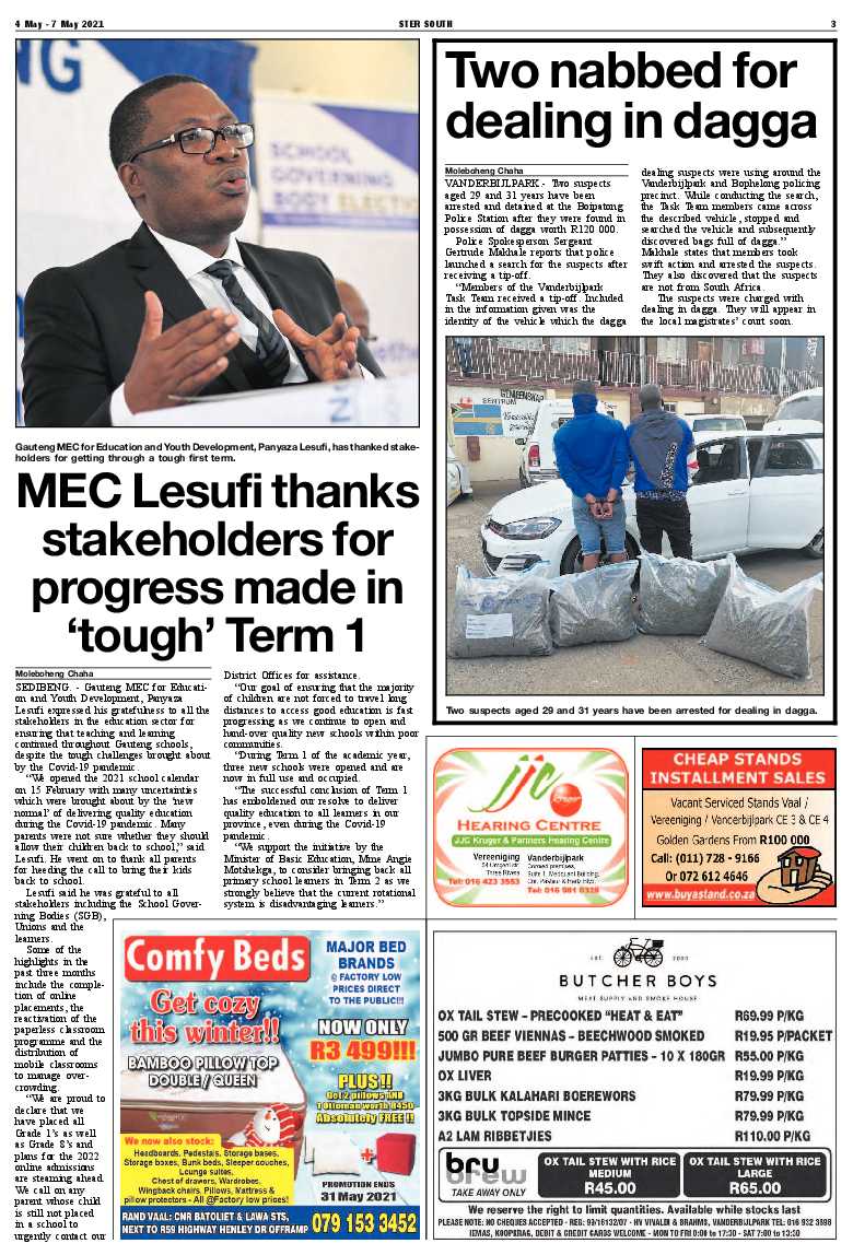STER SOUTH 4 May – 7 May 2021 page 3