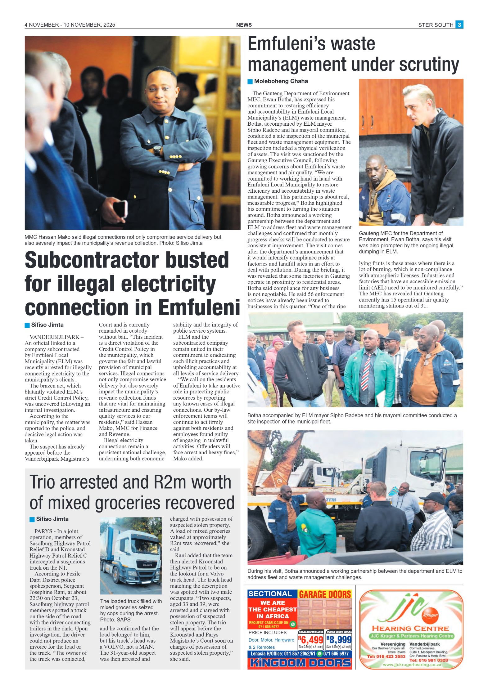 STER SOUTH 4 NOVEMBER – 10 NOVEMBER, 2025 page 3