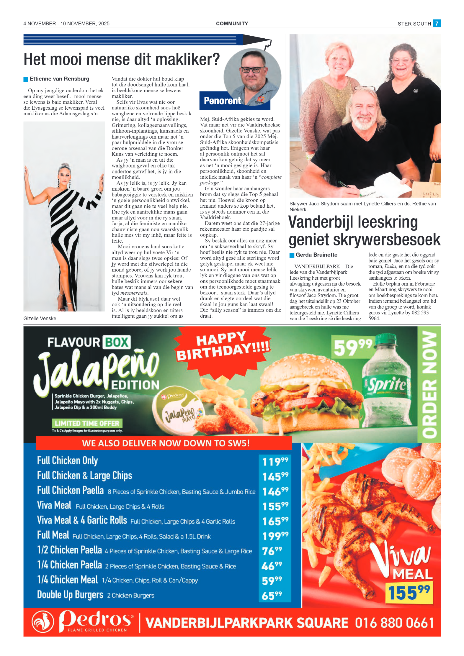STER SOUTH 4 NOVEMBER – 10 NOVEMBER, 2025 page 7