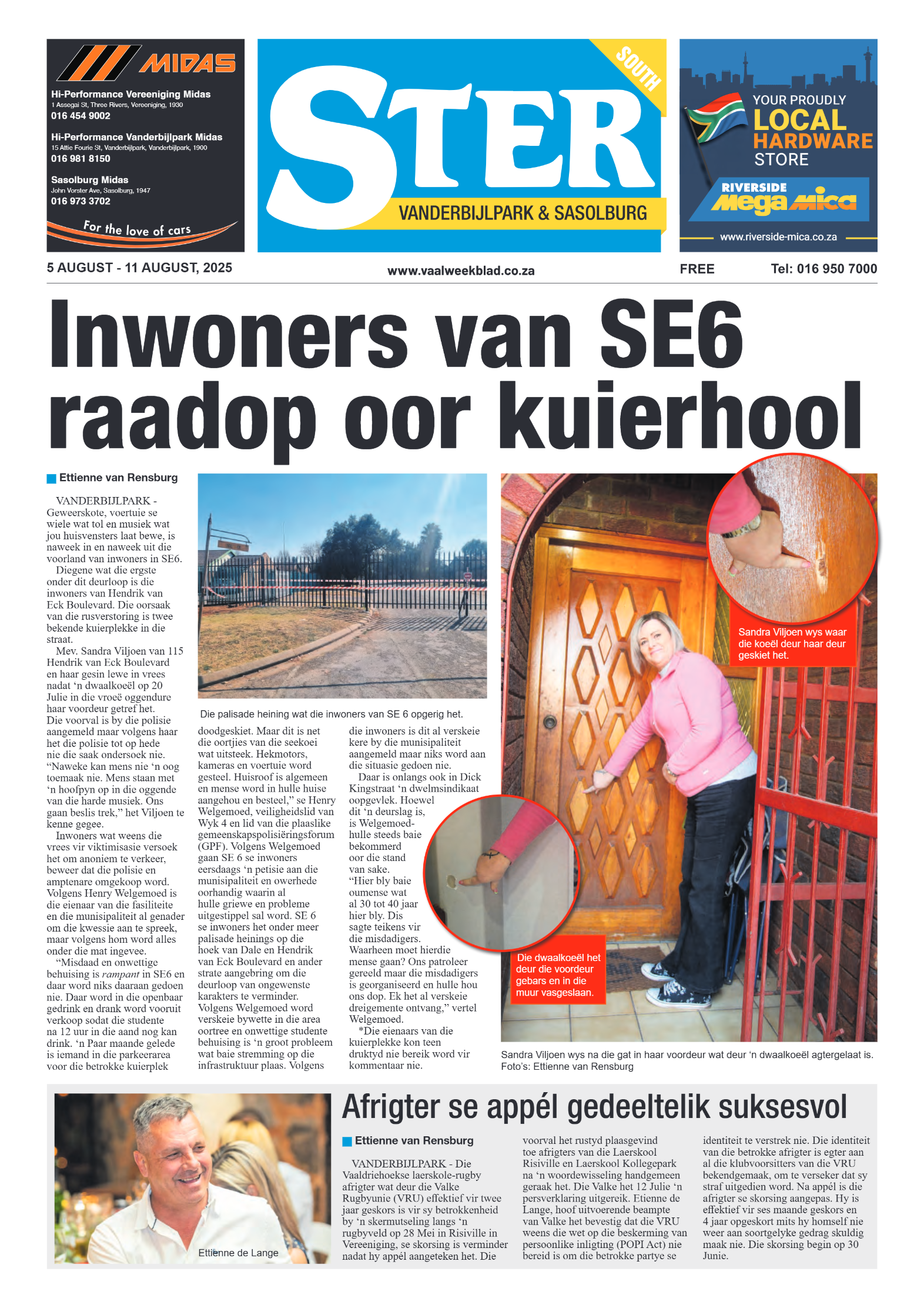 STER SOUTH 5 AUGUST – 11 AUGUST, 2025 page 1