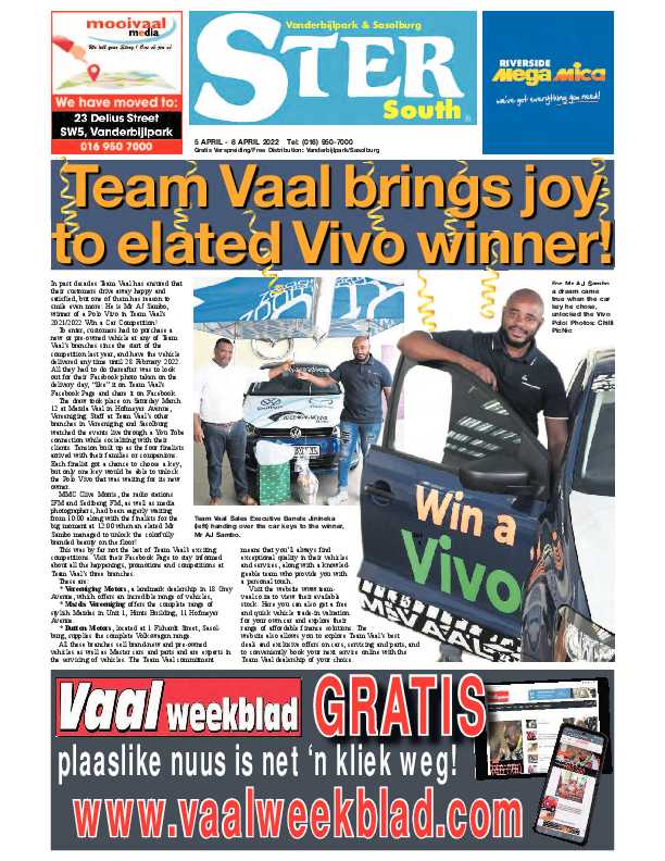 STER SOUTH 5 April – 8 April 2022 page 1