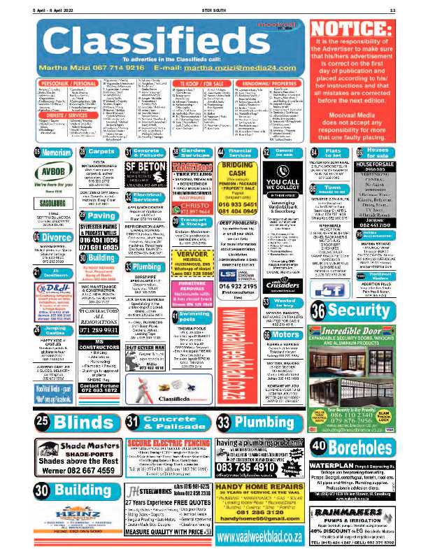 STER SOUTH 5 April – 8 April 2022 page 12