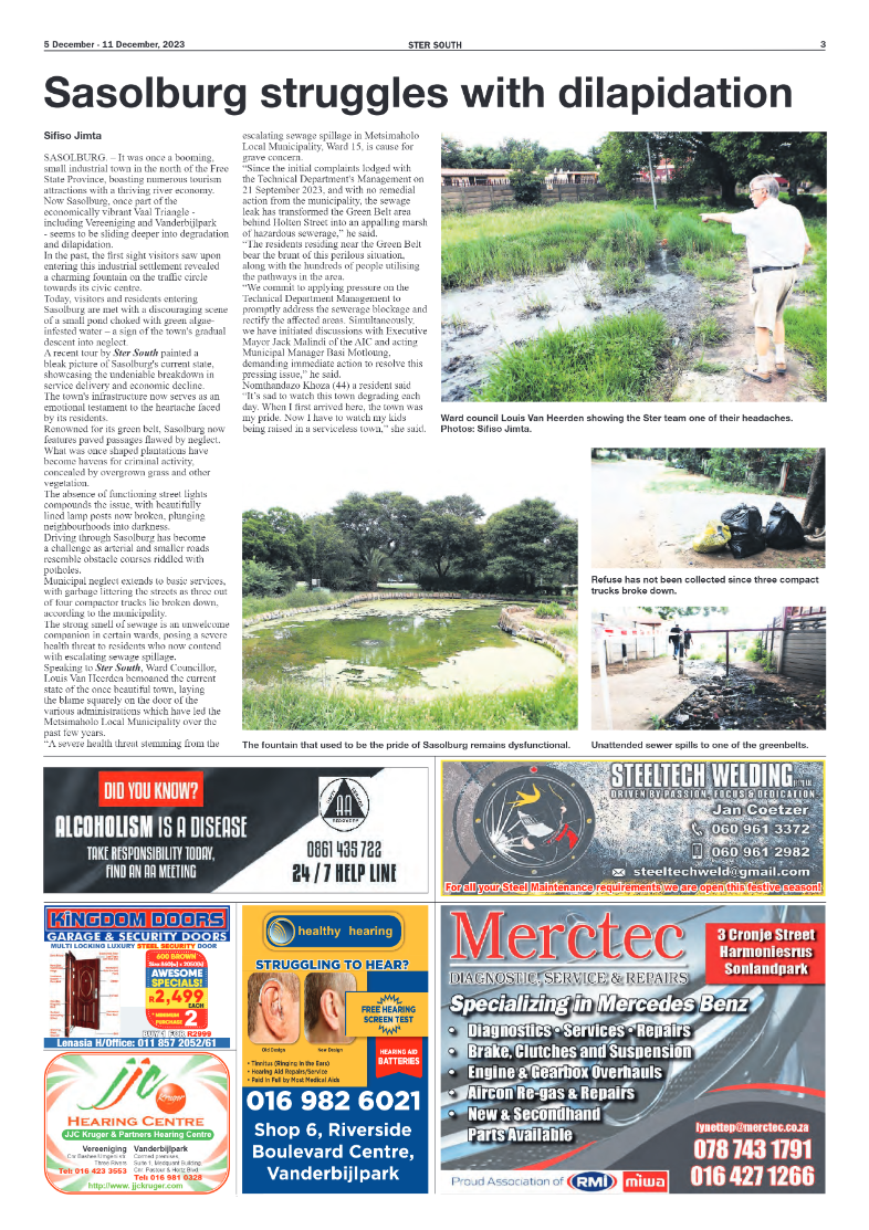STER SOUTH 5 December – 11 December, 2023 page 3