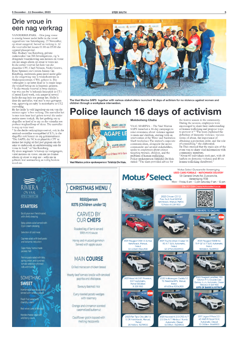 STER SOUTH 5 December – 11 December, 2023 page 5