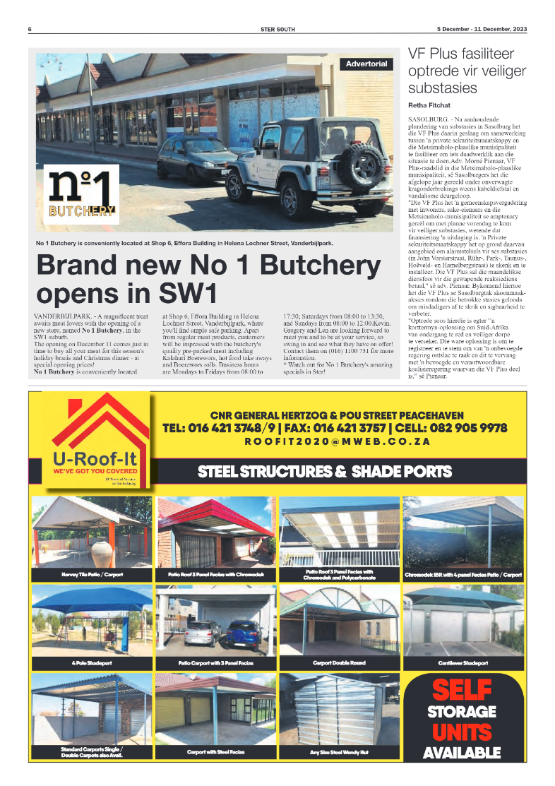 STER SOUTH 5 December – 11 December, 2023 page 6