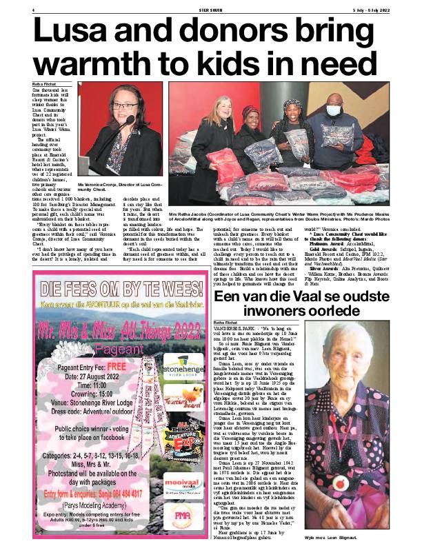 STER SOUTH 5 July – 8 July 2022 page 4