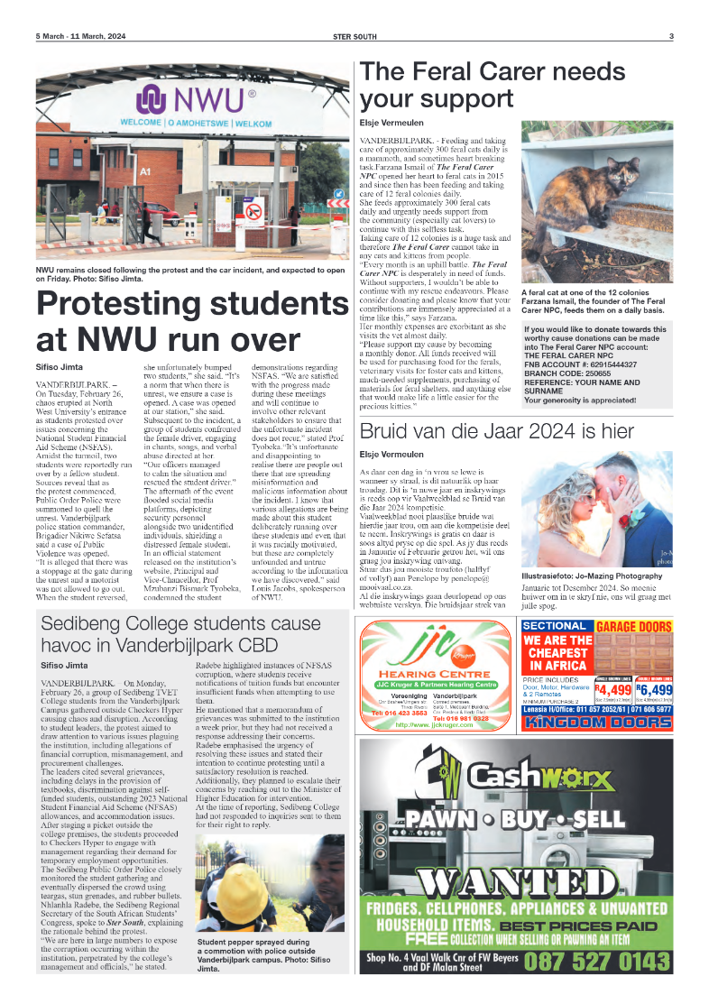 STER SOUTH 5 March – 11 March, 2024 page 3