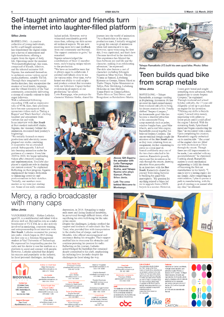 STER SOUTH 5 March – 11 March, 2024 page 6